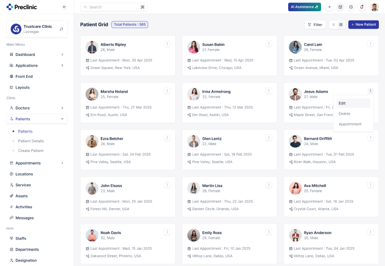Patient Grid