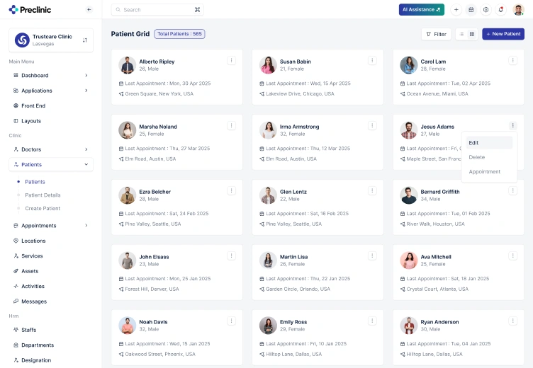Patient Grid
